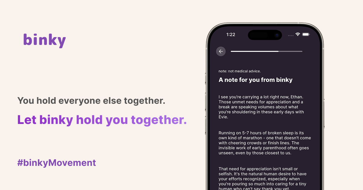 Binky: The Only Parenting App That's Not About Your Baby