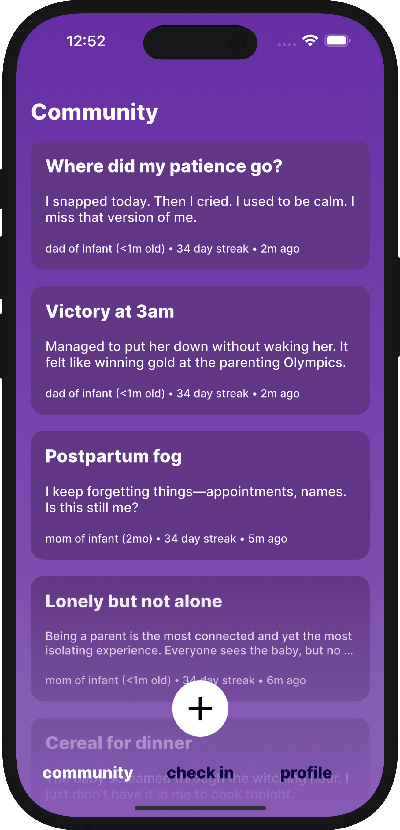 Know you're not alone